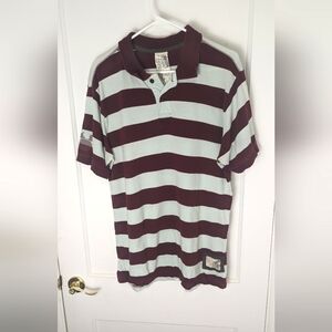 Y2K Stripped Rugby Old Navy Polo